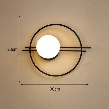 Applique Murale Sphère Dorée