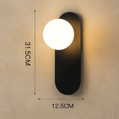 Applique Murale Sphère Dorée