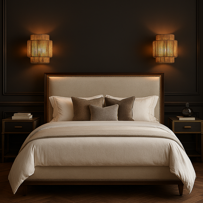 Applique Murale Zen en Rotin Tressé