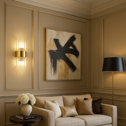 Applique Murale LED Élégance Dorée