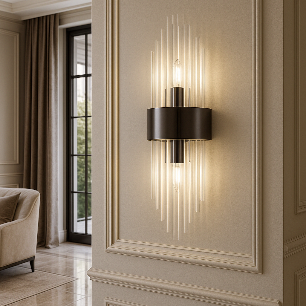 Applique Murale LED Élégance Dorée