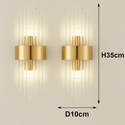 Applique Murale LED Élégance Dorée