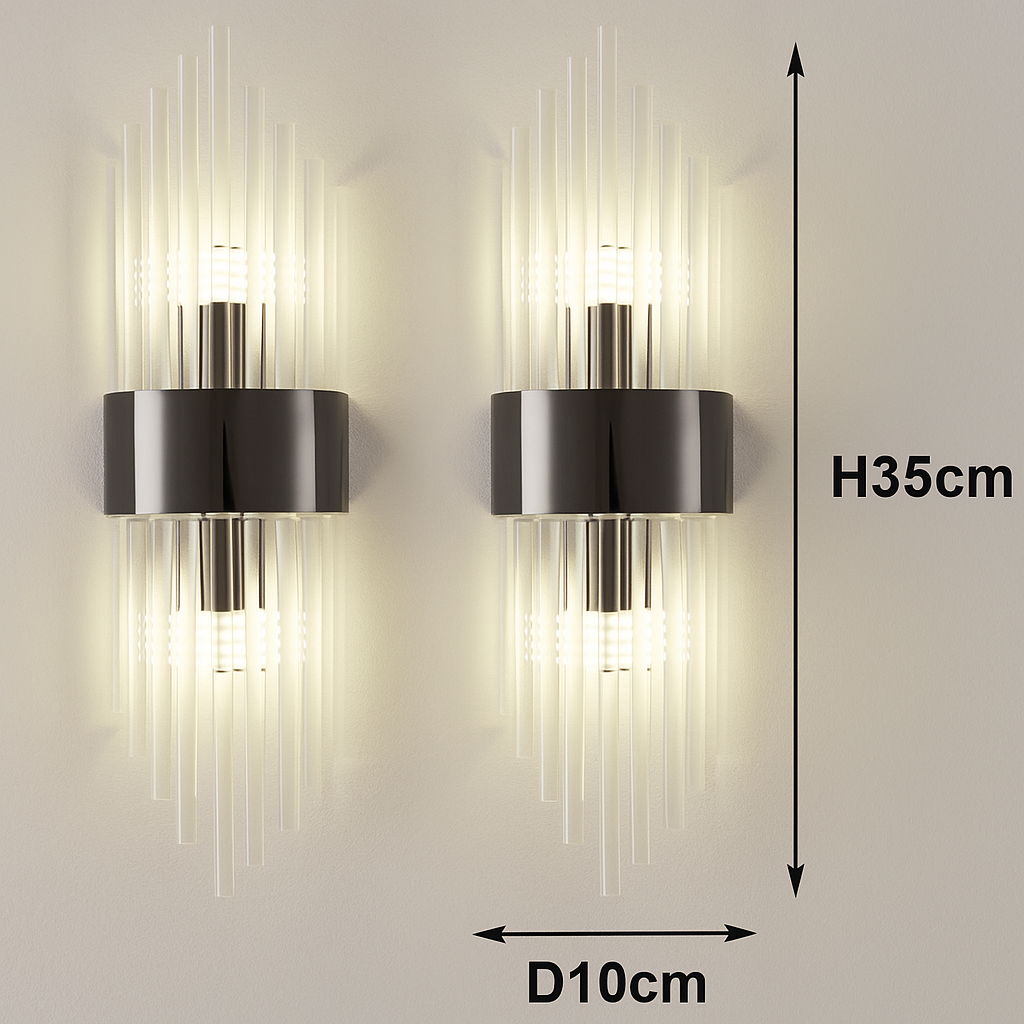 Applique Murale LED Élégance Dorée