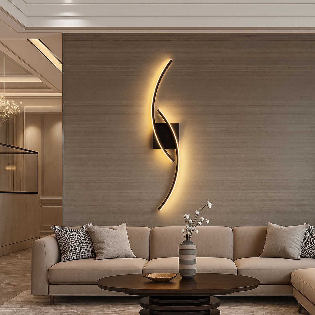Applique Murale Courbe Élégante