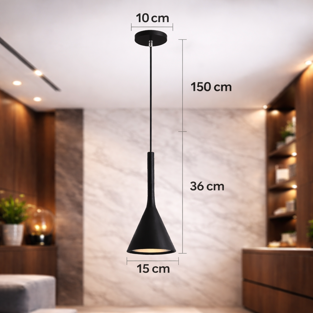 Suspension Goutte Noire