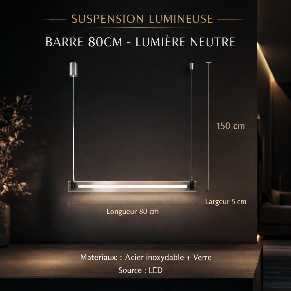 Suspension Lame de Verre