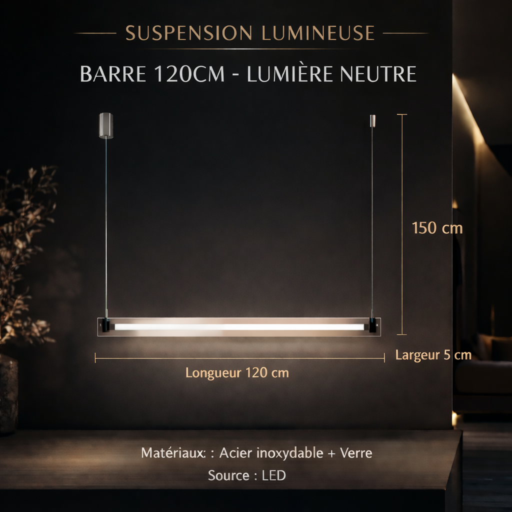 Suspension Lame de Verre