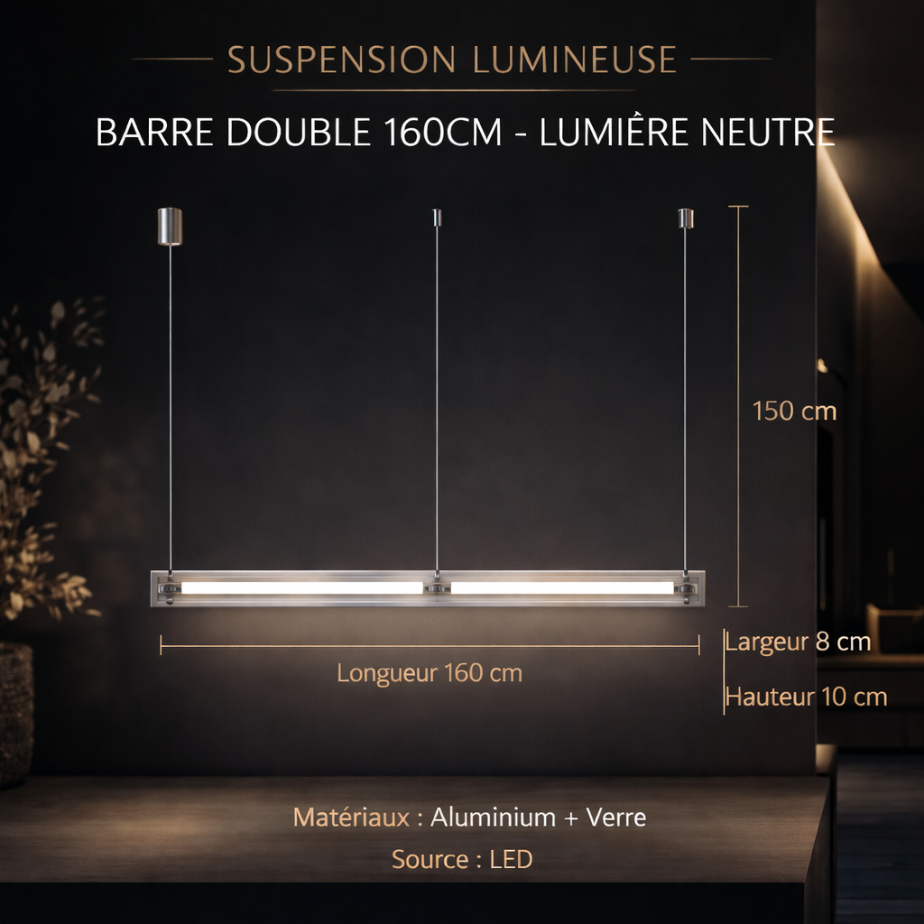 Suspension Lame de Verre