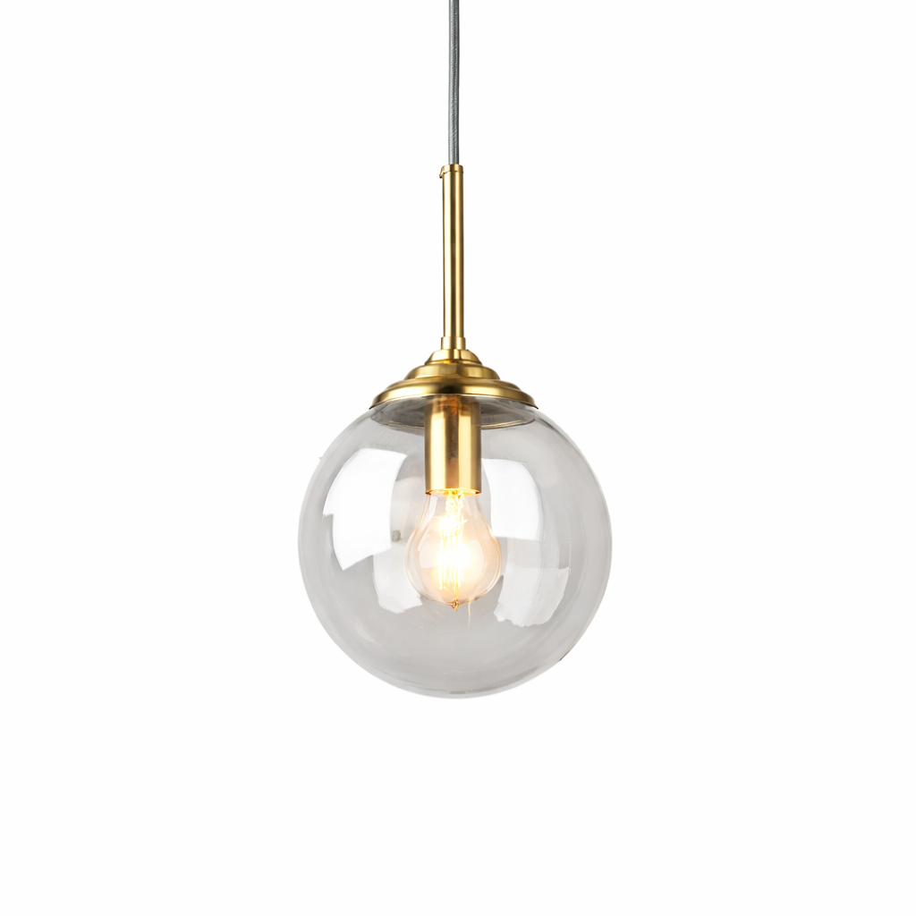Suspension Orbe Ambré