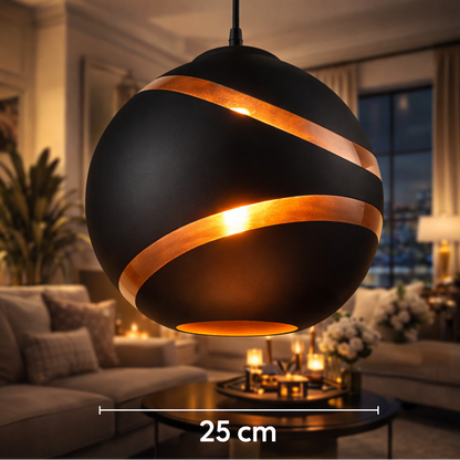 Suspension Sphère Cuivrée