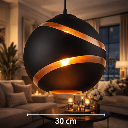 Suspension Sphère Cuivrée