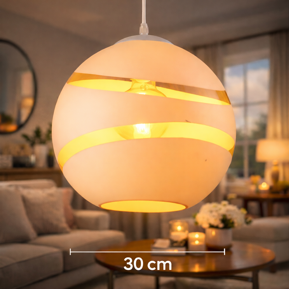 Suspension Sphère Cuivrée