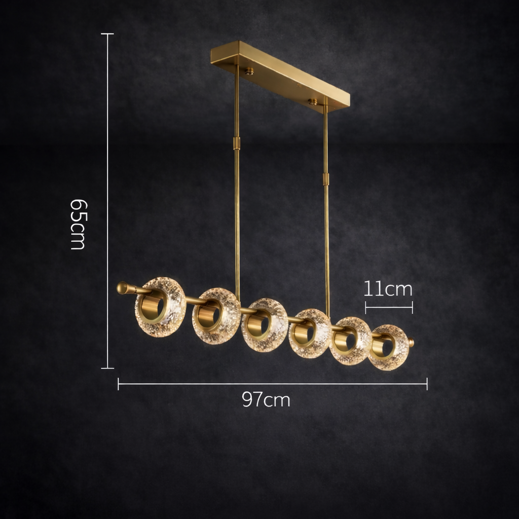 Suspension Galets d’Or