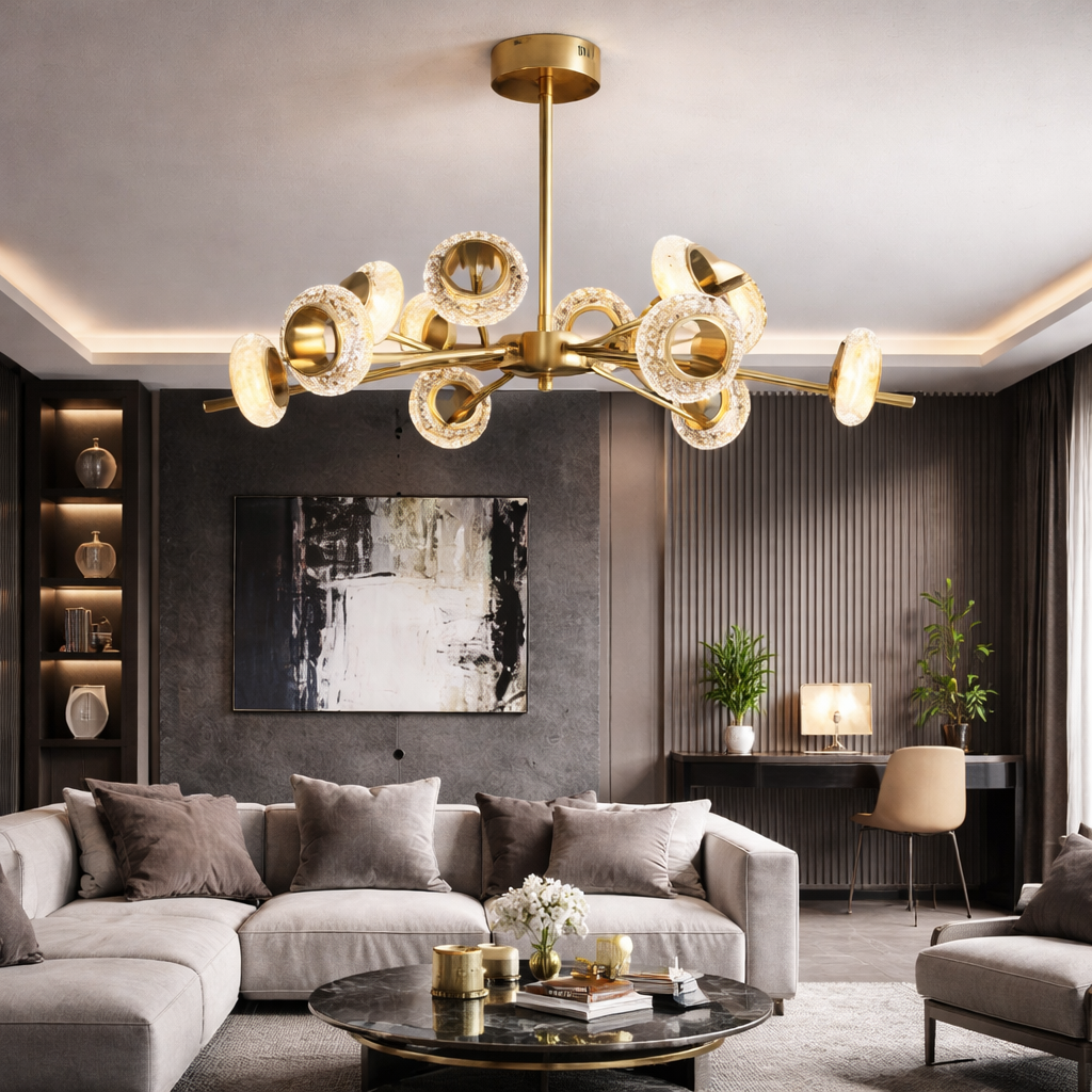 Suspension Galets d’Or
