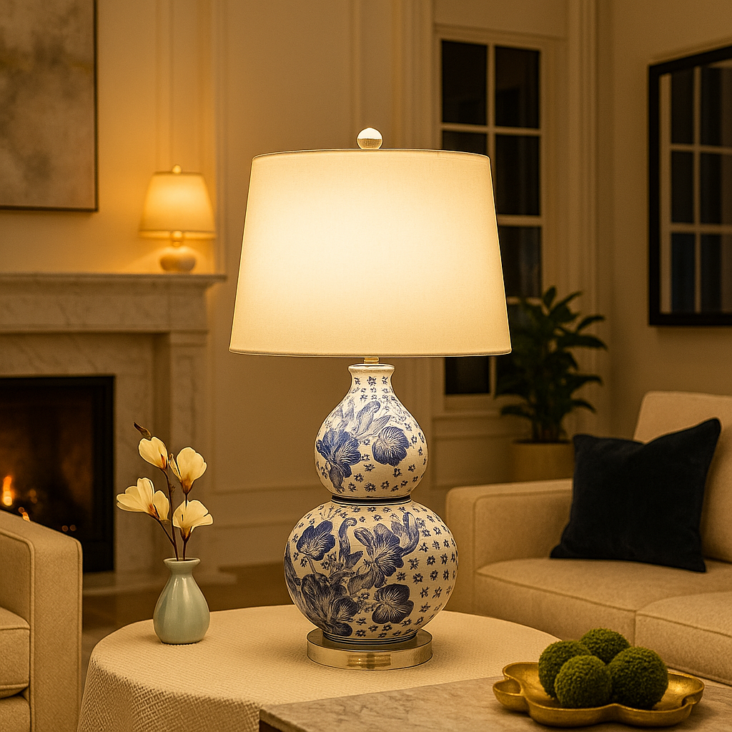 Lampe Porcelaine Royale