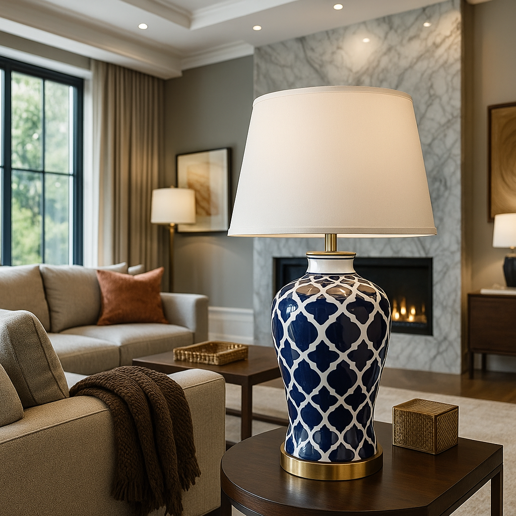 Lampe Marrakech Bleu