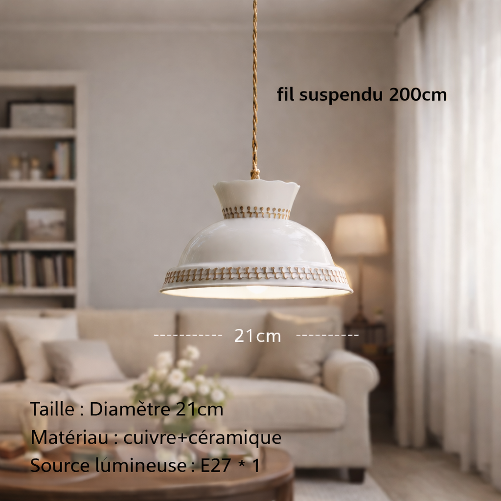 Suspension Ivoire Impériale