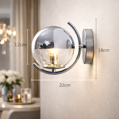 Applique Lune Chromée