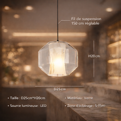 Suspension Prisme de Marbre
