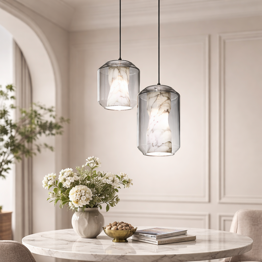 Suspension Prisme de Marbre