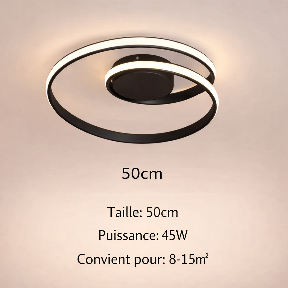 Plafonnier Orbite Dorée