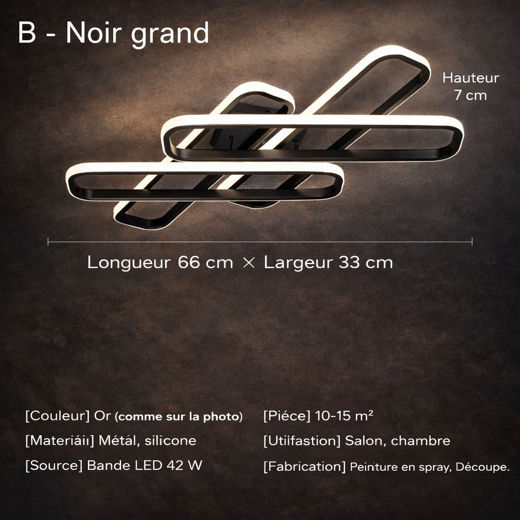 Plafonnier Entrelacs d’Or