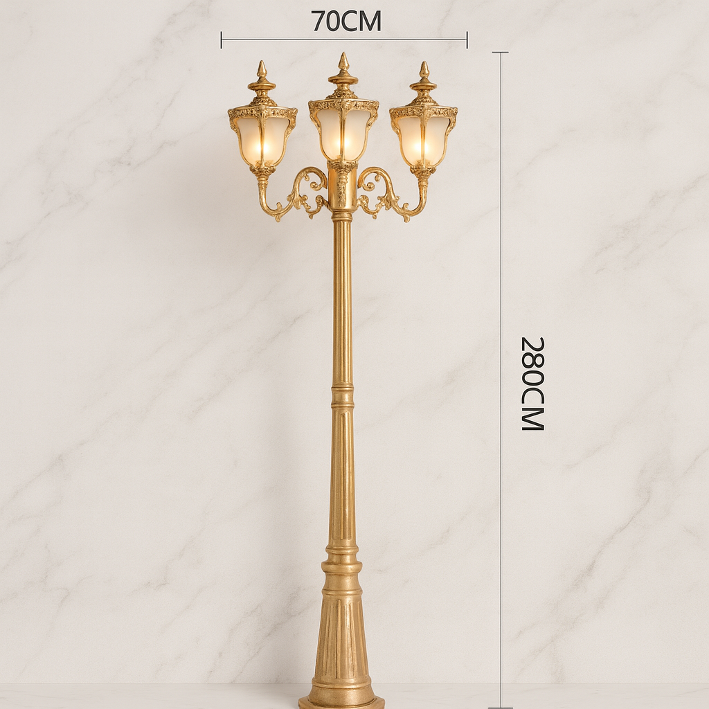 Lampadaire Classique Double Extérieur