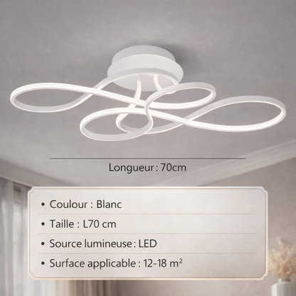 Plafonnier Fleur de Ruban