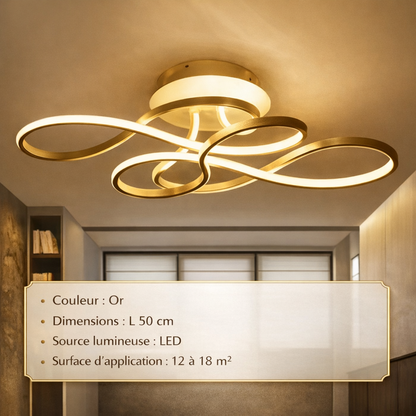 Plafonnier Fleur de Ruban