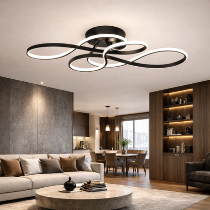 Plafonnier Fleur de Ruban