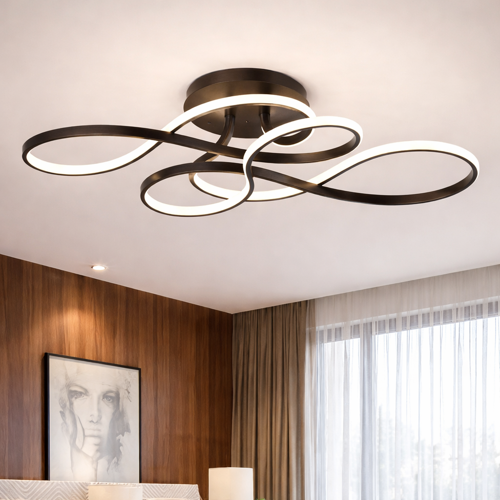 Plafonnier Fleur de Ruban