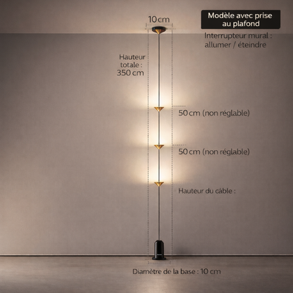 Lampadaire Suspension Cascade