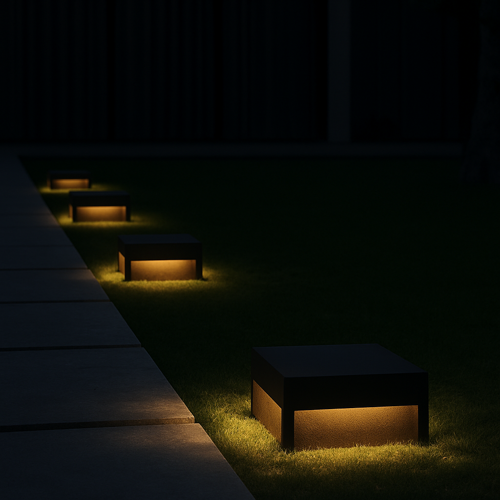 Lampe Extérieur Cube Solaire