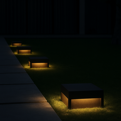 Lampe Extérieur Cube Solaire