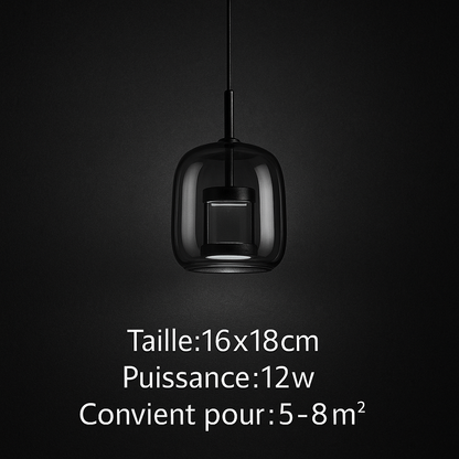 Suspension Verre Kagu – Style Nordique & LED