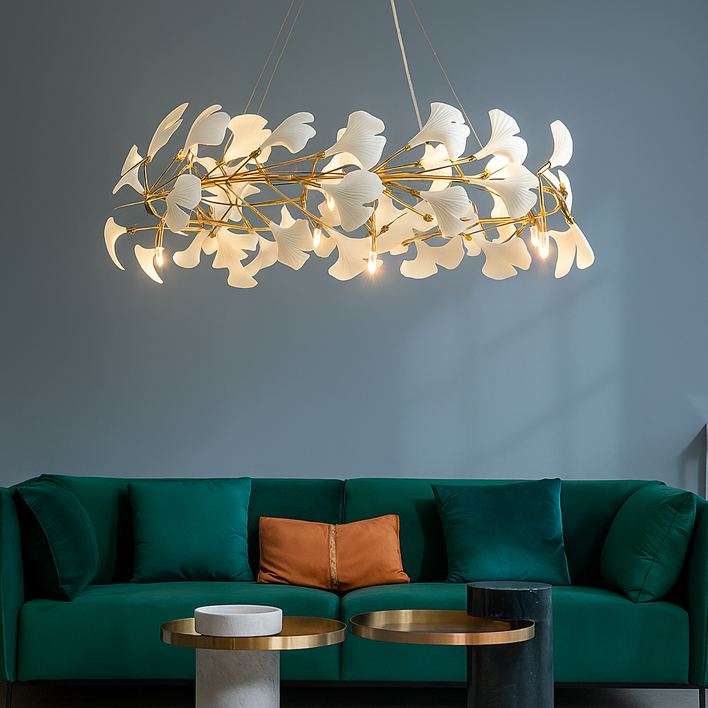 Suspension Art Line – Céramique & LED