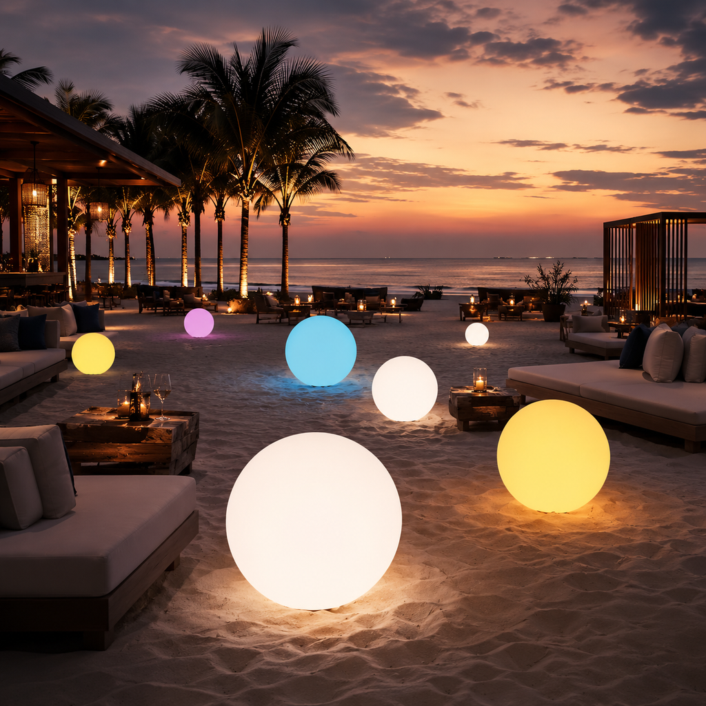 Boule Lumineuse LED Extérieure Étanche – Éclairage Décoratif Solaire pour Jardin et Terrasse