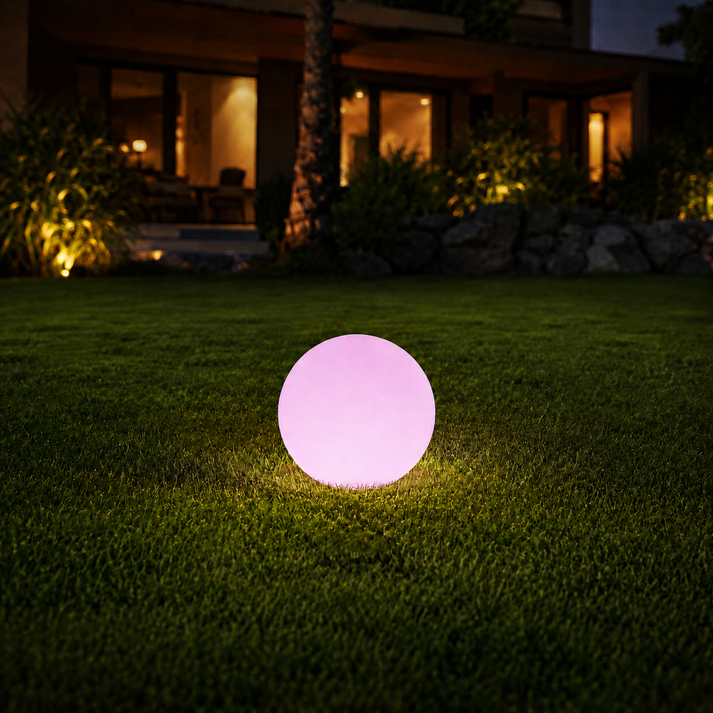 Boule Lumineuse LED Extérieure Étanche – Éclairage Décoratif Solaire pour Jardin et Terrasse