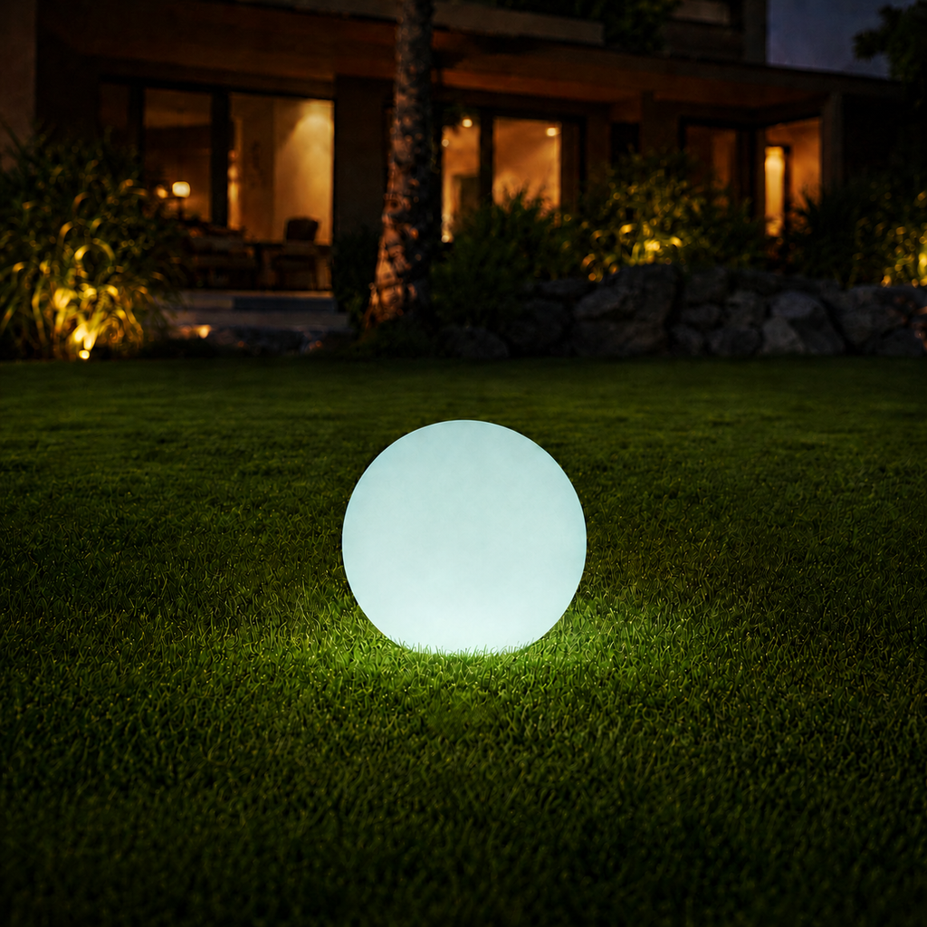 Boule Lumineuse LED Extérieure Étanche – Éclairage Décoratif Solaire pour Jardin et Terrasse