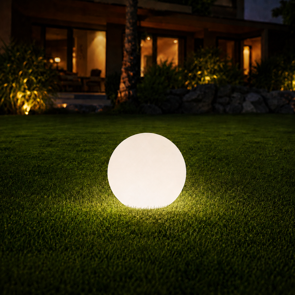 Boule Lumineuse LED Extérieure Étanche – Éclairage Décoratif Solaire pour Jardin et Terrasse