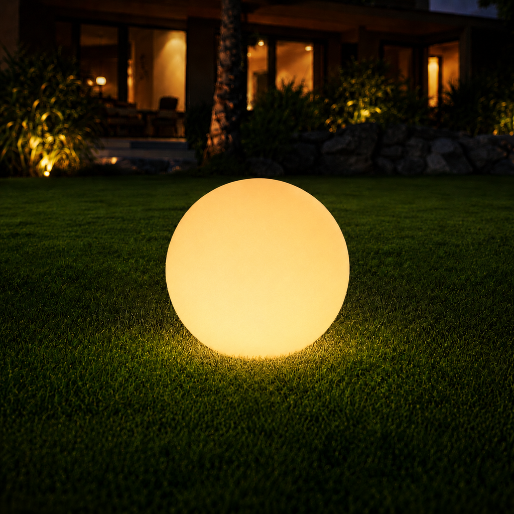 Boule Lumineuse LED Extérieure Étanche – Éclairage Décoratif Solaire pour Jardin et Terrasse