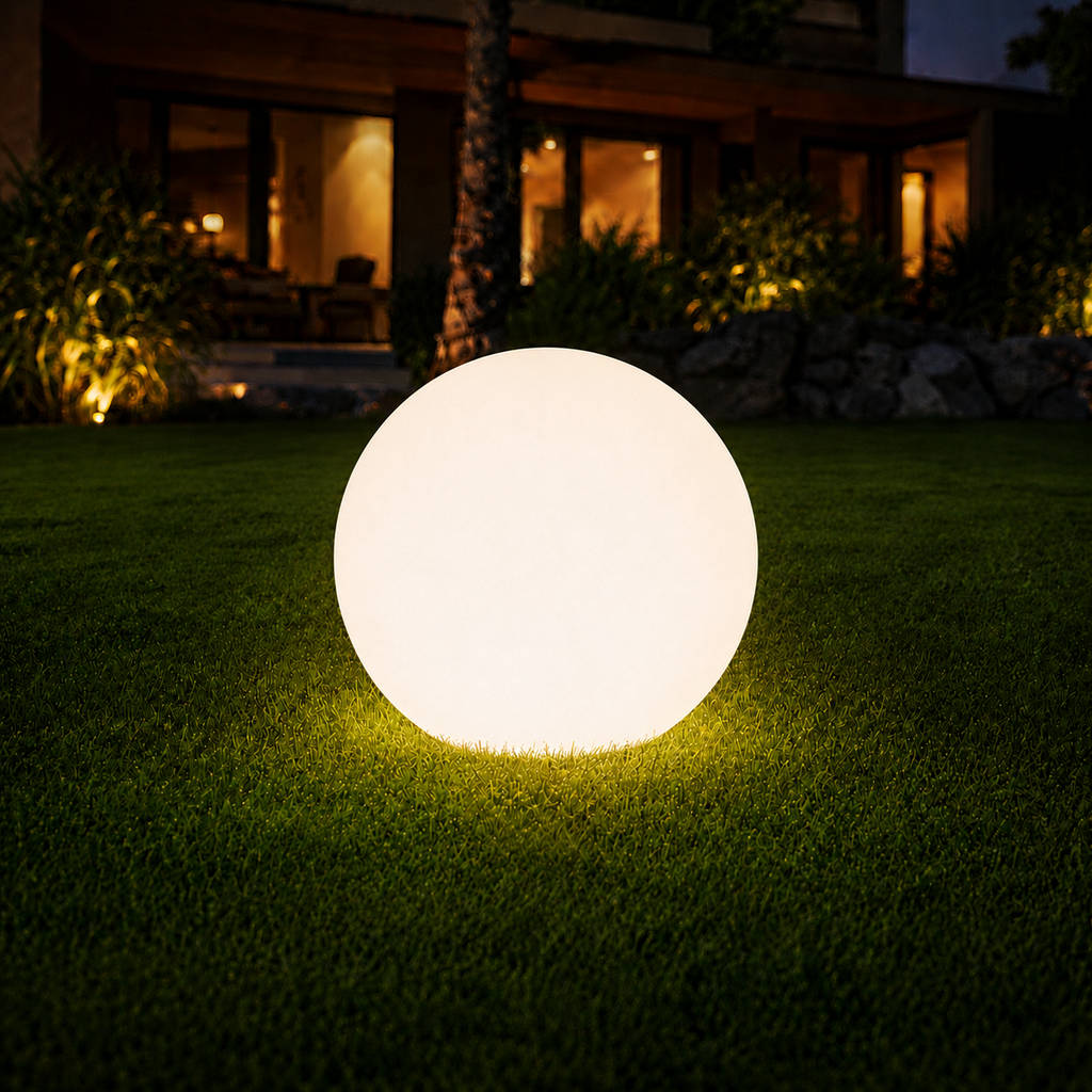 Boule Lumineuse LED Extérieure Étanche – Éclairage Décoratif Solaire pour Jardin et Terrasse