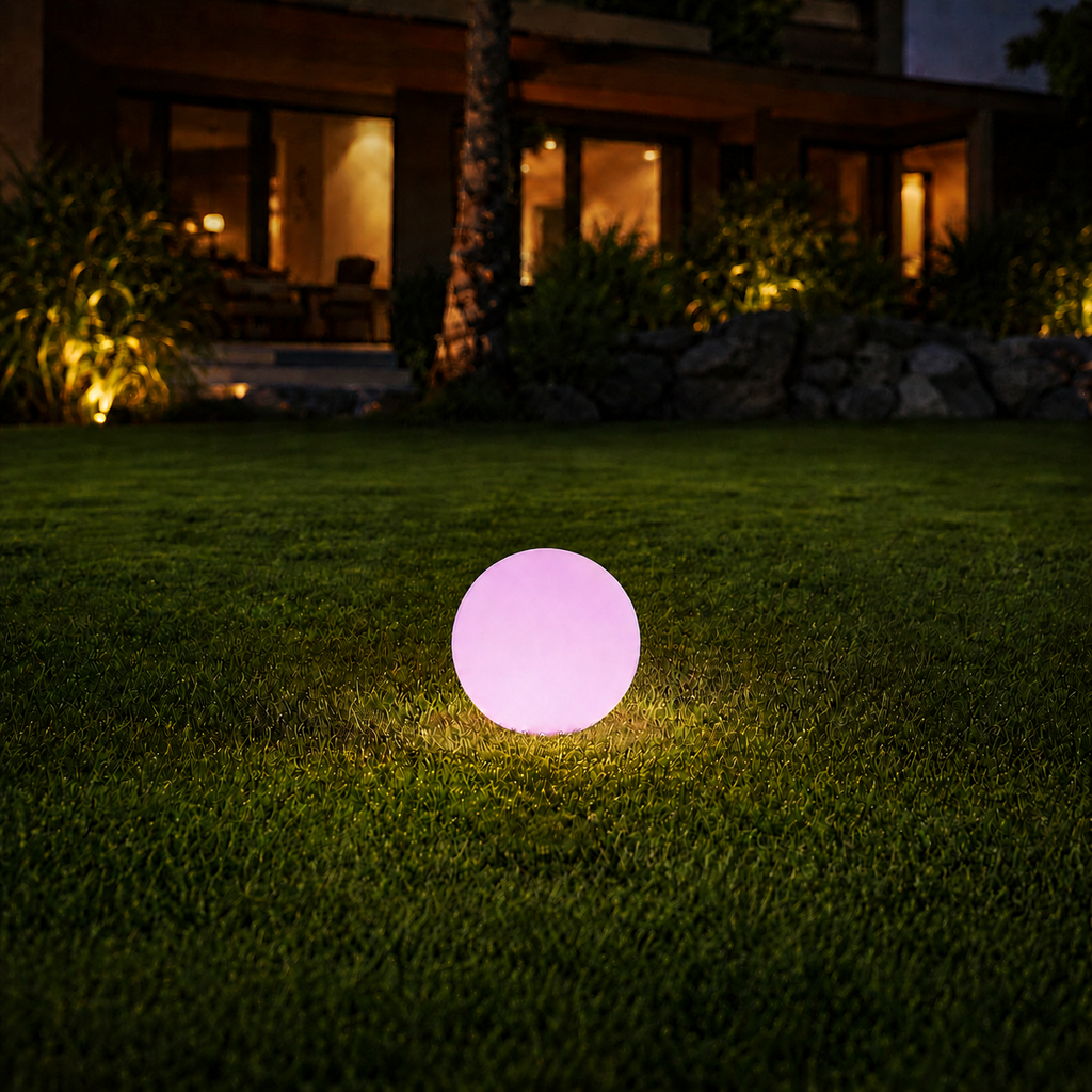 Boule Lumineuse LED Extérieure Étanche – Éclairage Décoratif Solaire pour Jardin et Terrasse