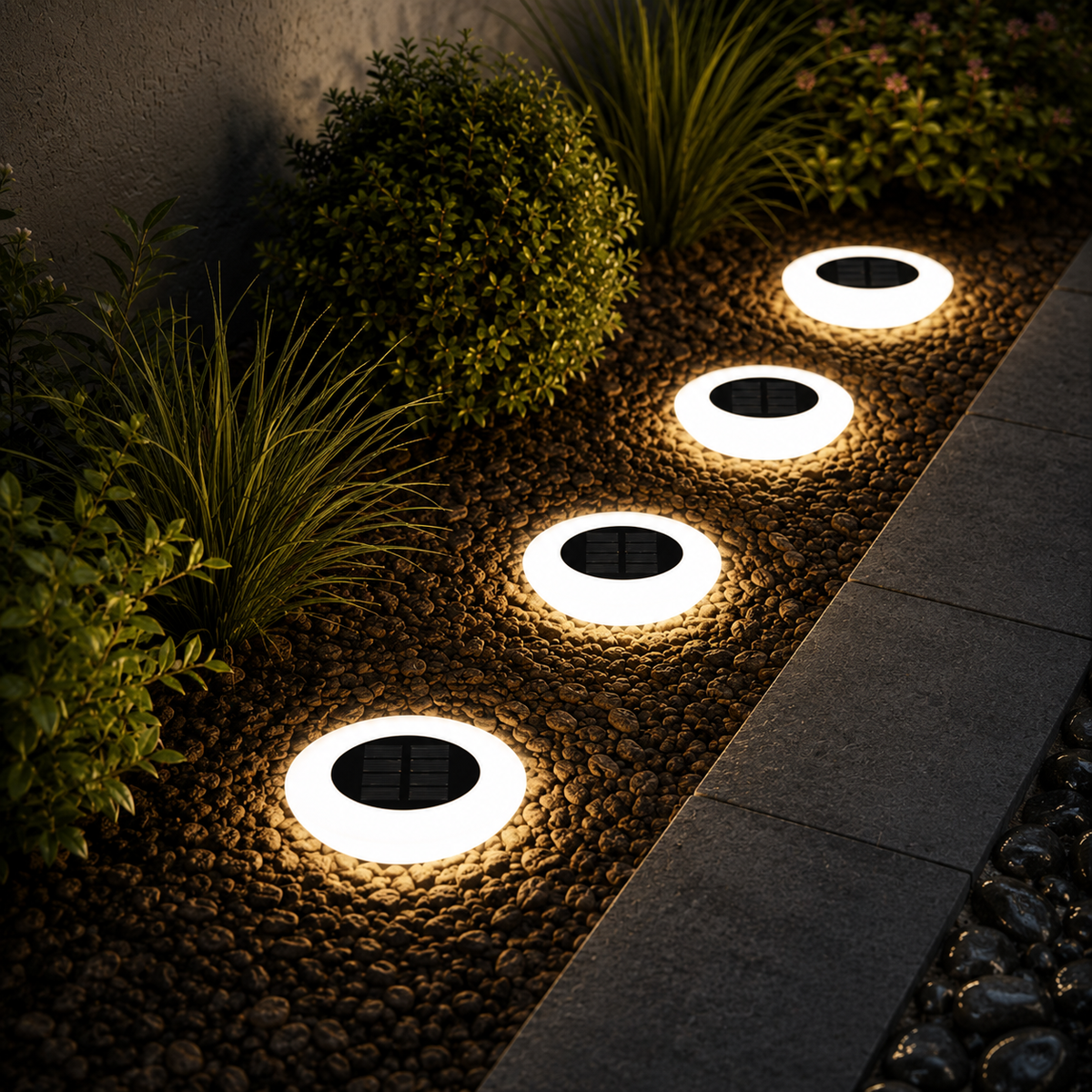 Lampe Solaire LED Extérieure Étanche pour Jardin