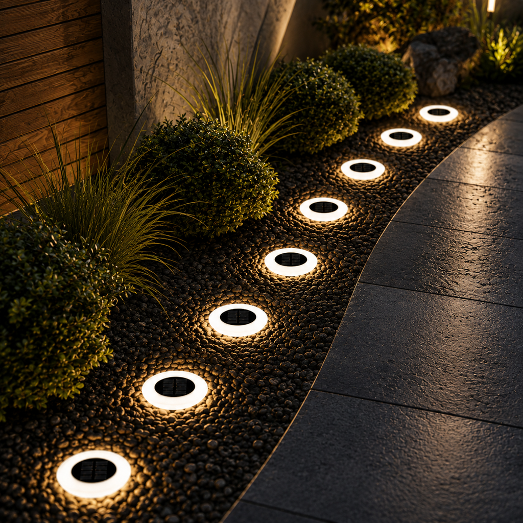 Lampe Solaire LED Extérieure Étanche pour Jardin