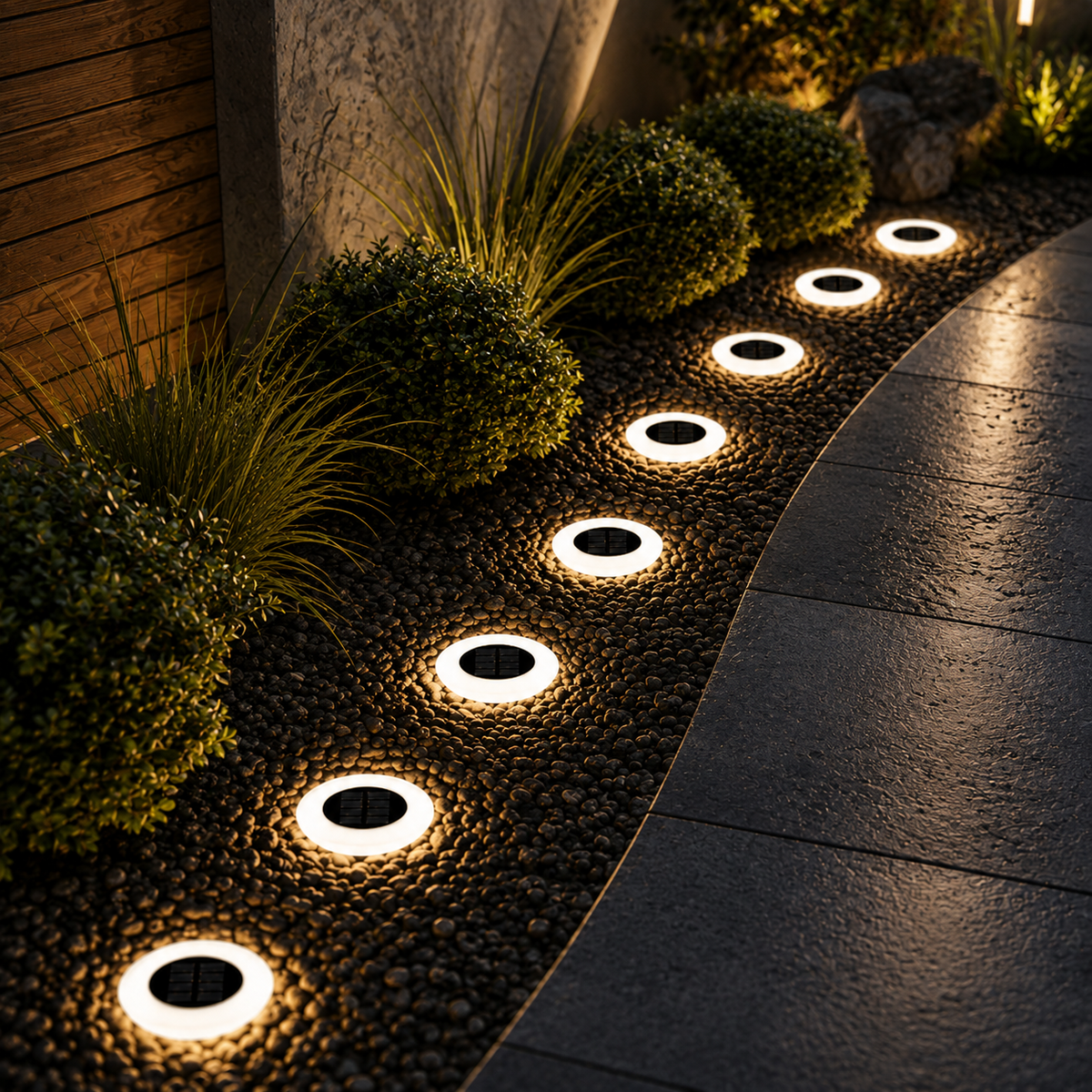 Lampe Solaire LED Extérieure Étanche pour Jardin