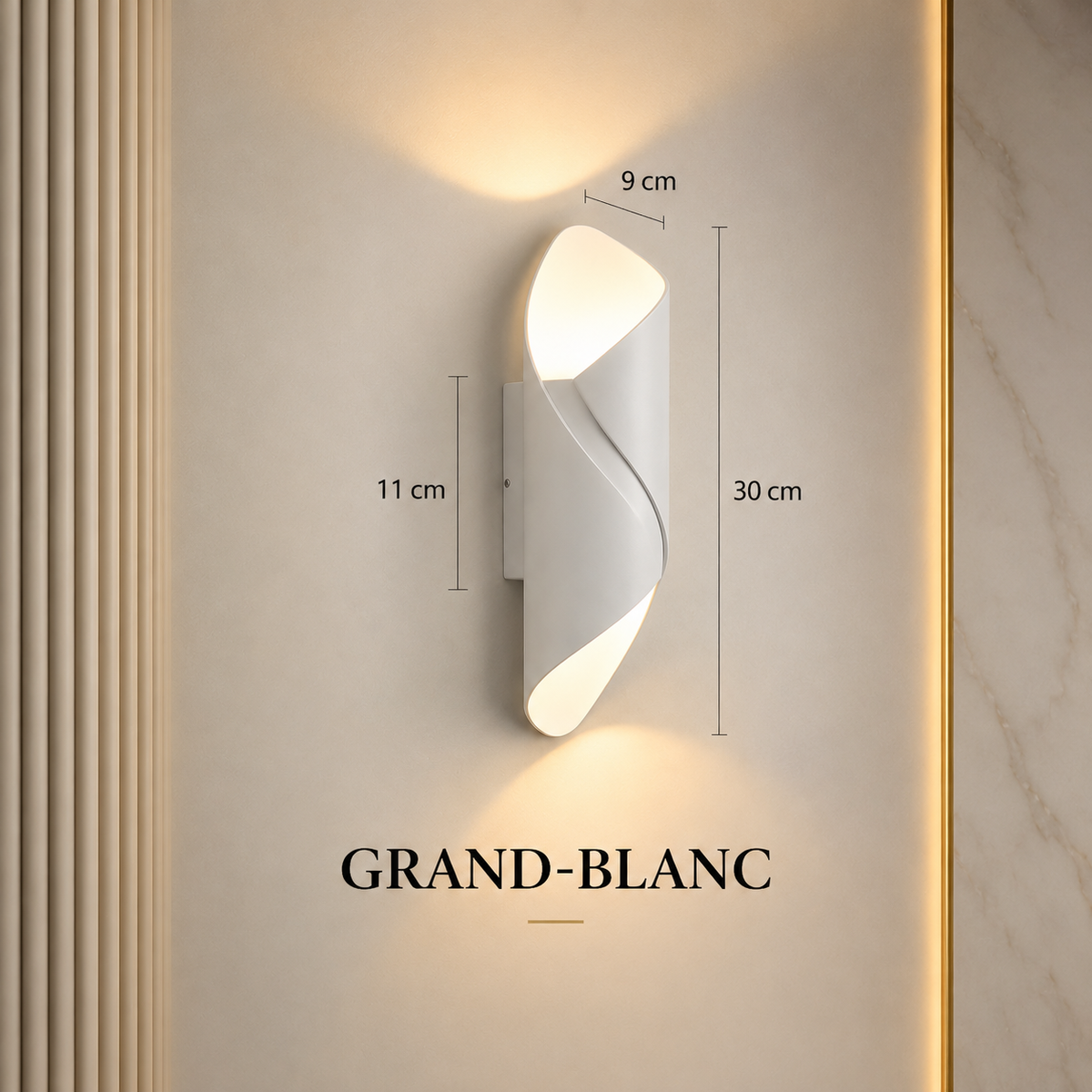 Applique Murale LED Design Nordique – Éclairage Décoratif Extérieur