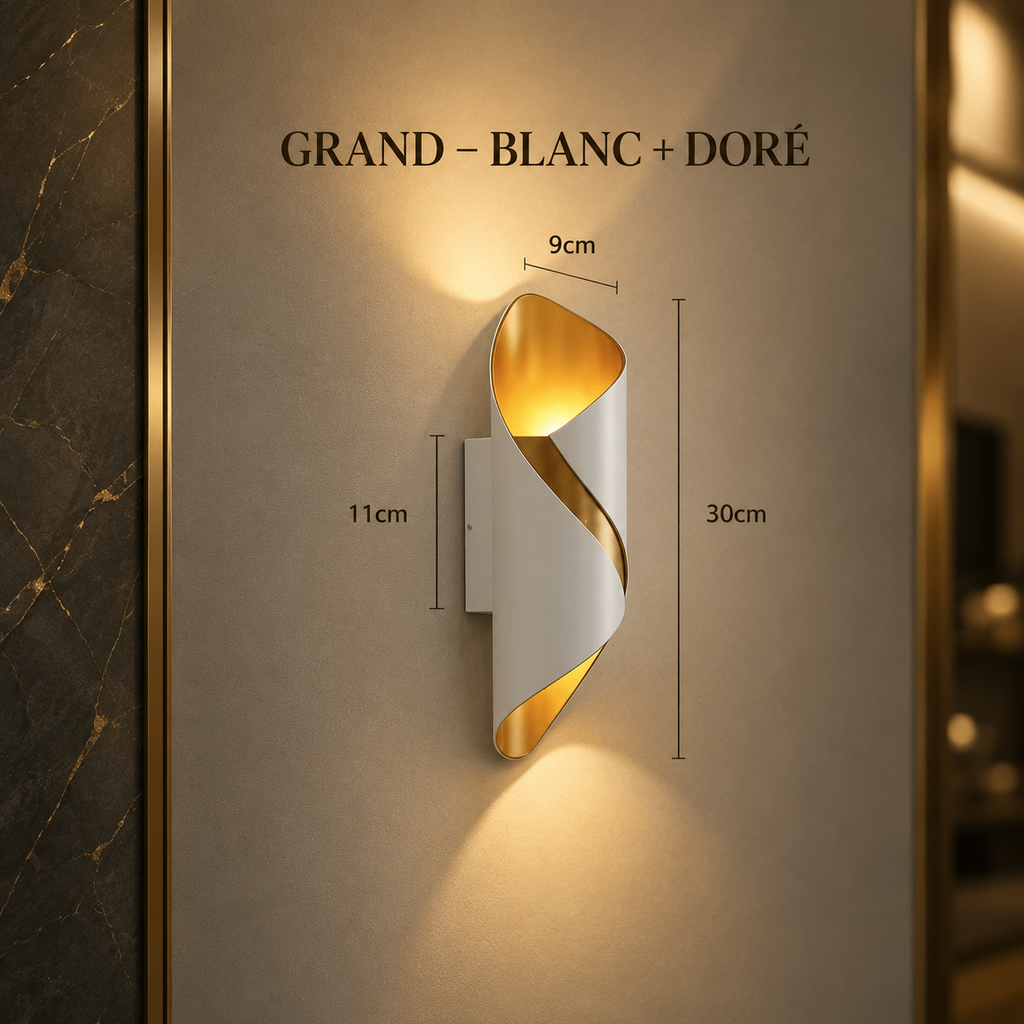 Applique Murale LED Design Nordique – Éclairage Décoratif Extérieur