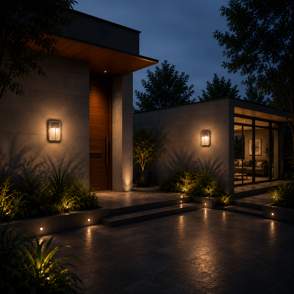 Applique Murale Extérieure Aluma – Luminaire Rétro Étanche pour Jardin, Porche et Façade