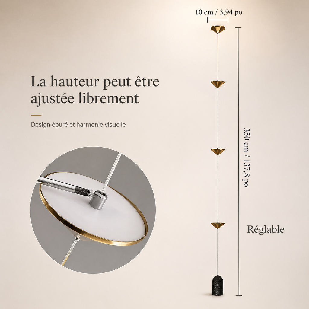 Lampadaire Suspension Cascade